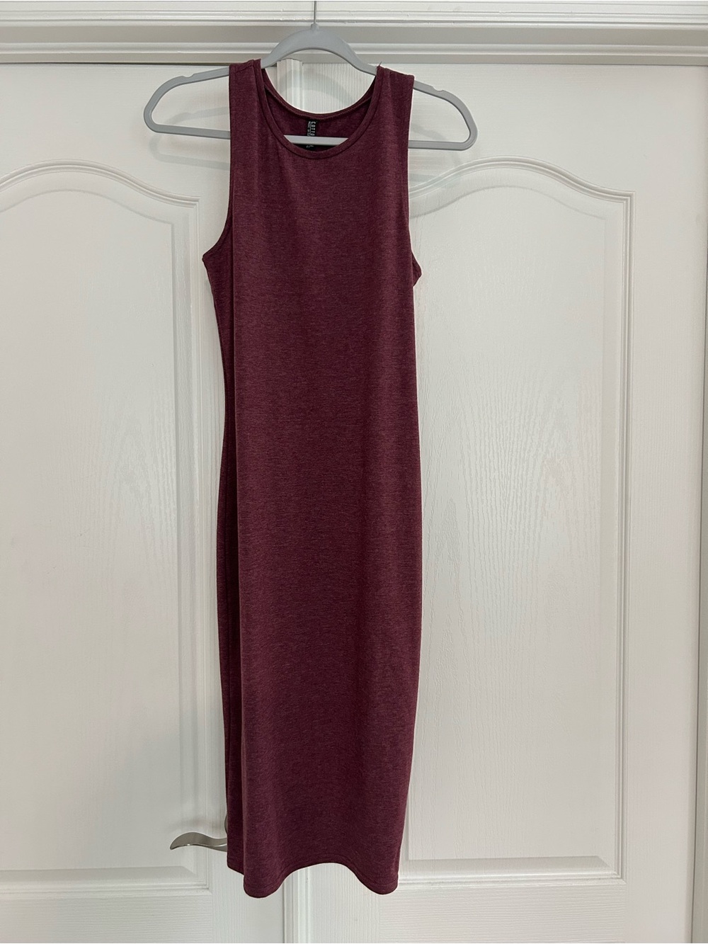 Cotton On Sleeveless Midi Dress in Burgundy